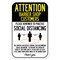 Signmission Public Safety Sign-Barber Shop Customers Practice Social Distancing, 12" H, A-1218-25369 A-1218-25369 - alternate 1